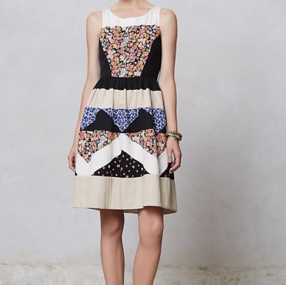 Anthropologie Dresses & Skirts - Anthropologie Leifnotes Ivete Patchwork Dress